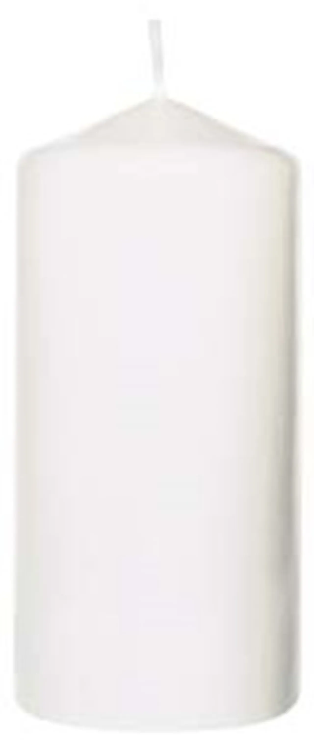 KUBBELYS 13X6CM HVIT 6PK 6X2STK