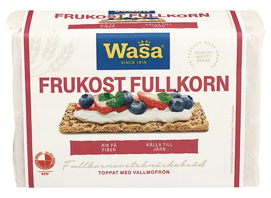 Wasa Knekkebrød Frukost Fullkorn 320g