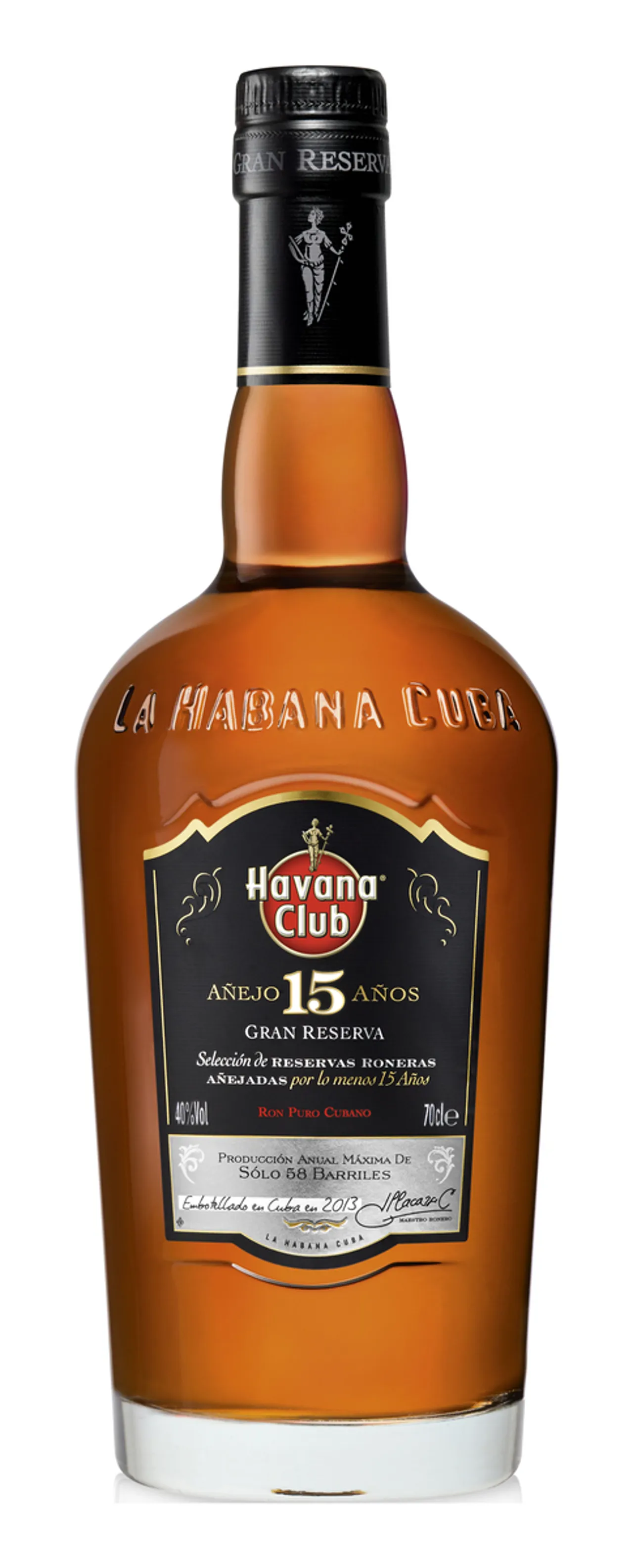 HAVANA CLUB 15 YEARS OLD 40% 70CL