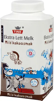LETTMELK 1% KAKAO 1/4L TINE LETTMELK 1% KAKAO 1/4L TINE