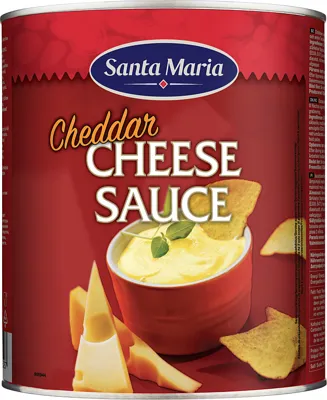 CHEDDAR CHEESE SAUCE 3KG SANTA MARIA CHEDDAR CHEESE SAUCE 3KG SANTA MARIA