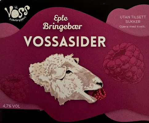 Voss Fellesbryggeri Vossasider Bringebær