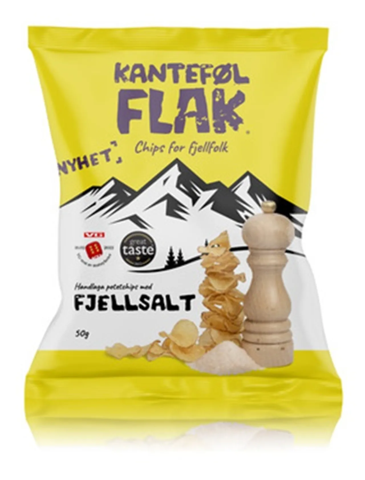 KANTEFØLFLAK FJELLSALT 50G