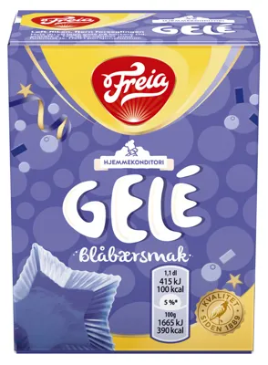 BLÅBÆRGELE 125G FREIA BLÅBÆRGELE 125G FREIA