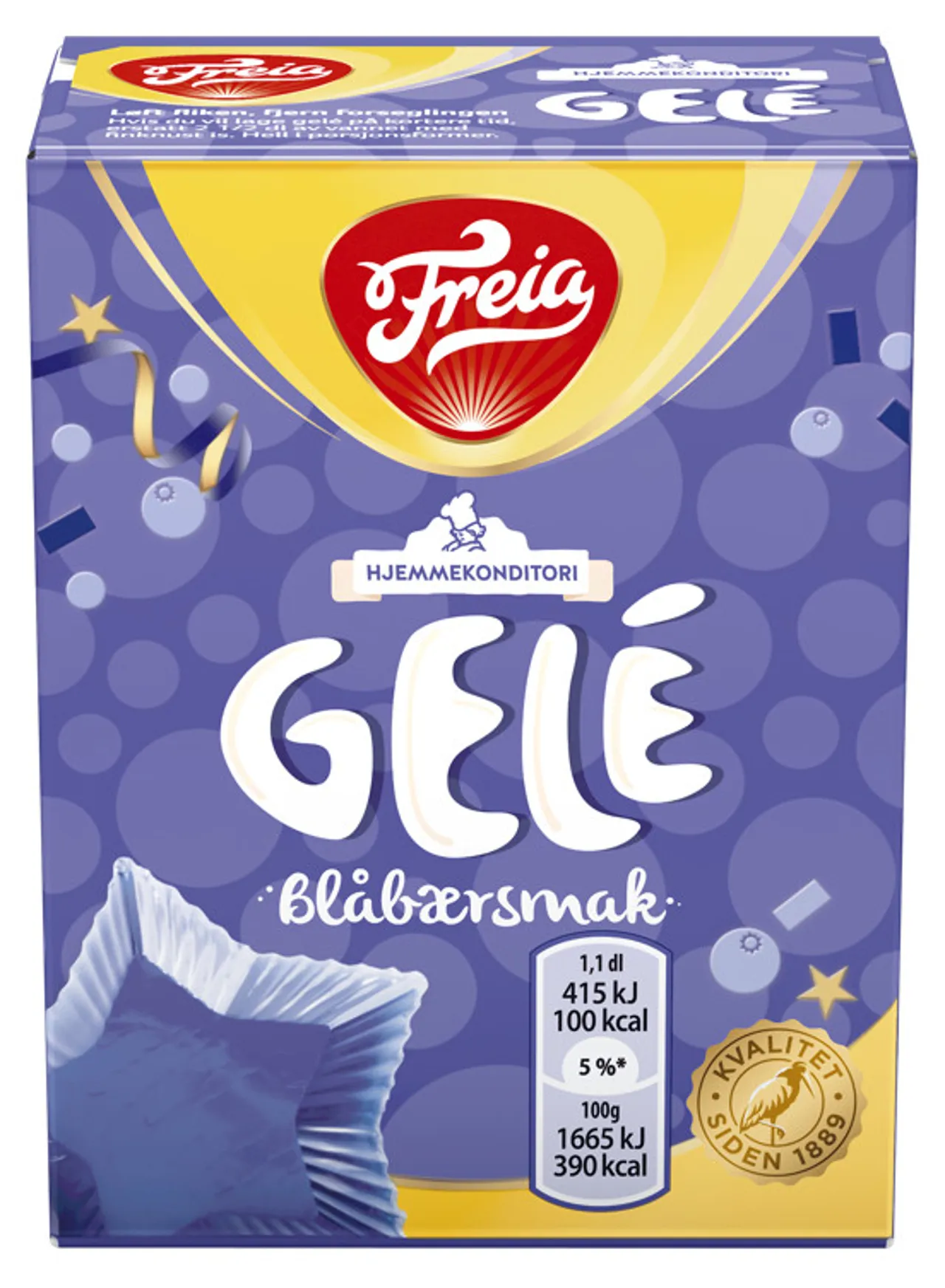 BLÅBÆRGELE 125G FREIA