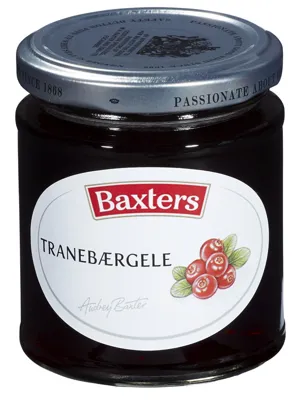 Gelé Tranebær 210g Baxters