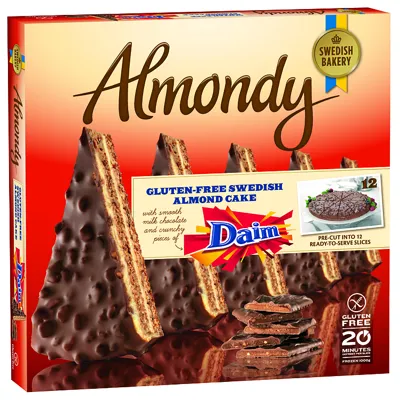 Mandelkake M/Daim Oppdelt 12stk Almondy