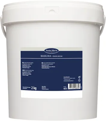 BASILIKUM I SPANN 2KG SANTA MARIA BASILIKUM I SPANN 2KG SANTA MARIA