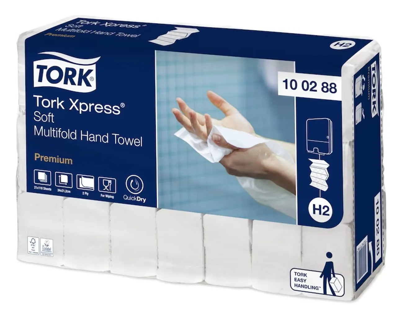 PREM.INTERFOLD MYK HÅNDTØRK TORK (4 PANEL H2)