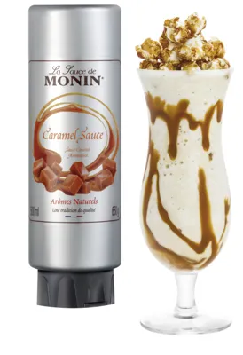 Monin Karamellsaus Lys Brun 500ml
