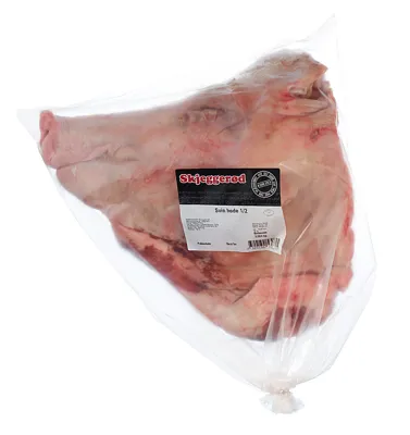 Svin 1/2 Hode Skjeggerød Fryst Ca 2.5kg Vv