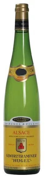GEWURSTRAMINER HUGEL VENDANGE TARDINE 12% 37,5CL GEWURSTRAMINER HUGEL VENDANGE TARDINE 12% 37,5CL