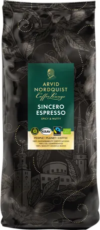Arvid Nordquist Sincero Espresso Kaffe Hele Bønner 1000g