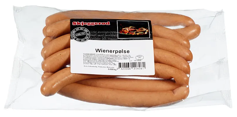 Wienerpølse Ca 600g Vv Skjeggerød