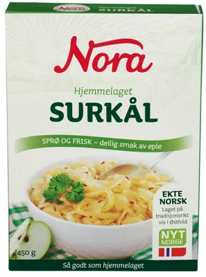 Hjemmelagede Surkål 450g Nora