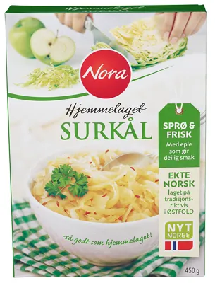 HJEMMELAGEDE SURKÅL 450G NORA HJEMMELAGEDE SURKÅL 450G NORA