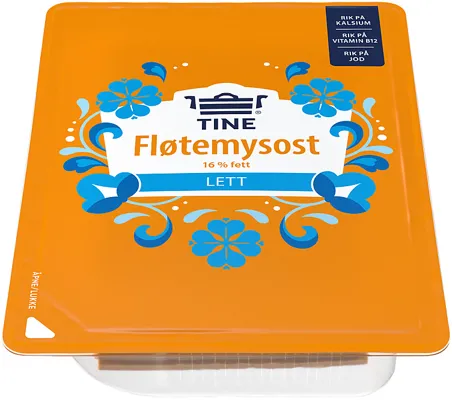 Fløtemysost Lett Skivet 130g Tine