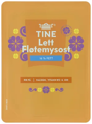 FLØTEMYSOST LETT SKIVET 130G TINE FLØTEMYSOST LETT SKIVET 130G TINE