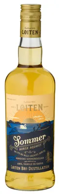 Løiten Sommer Aquavit Original 38% 1l