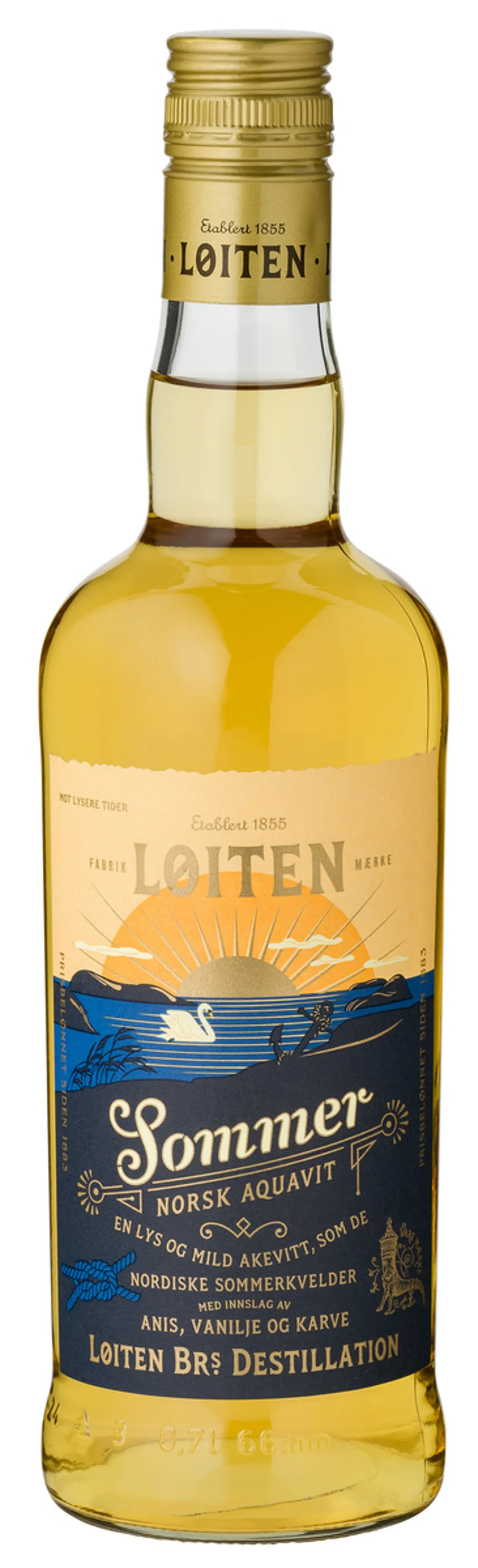 LØITEN SOMMER AQUAVIT ORIGINAL 38% 1L