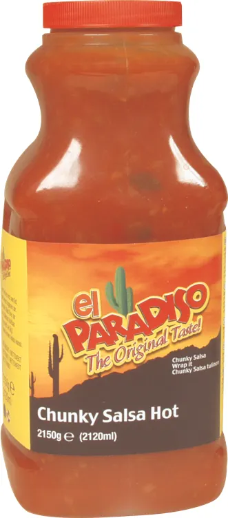 EL PARADISO SALSA CHUNKY HOT 6X2L EL PARADISO SALSA CHUNKY HOT 6X2L