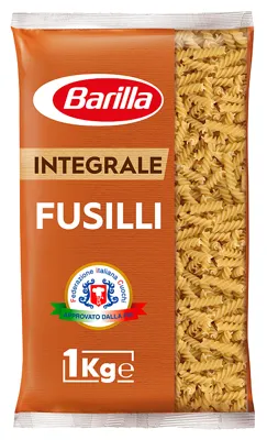 BARILLA PASTA FUSILLI FULLKORN FS 1KG BARILLA PASTA FUSILLI FULLKORN FS 1KG