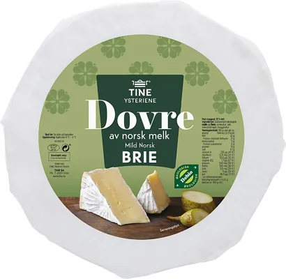 DOVRE NORSK BRIE ØKOLOGISK 2KG TINE DOVRE NORSK BRIE ØKOLOGISK 2KG TINE