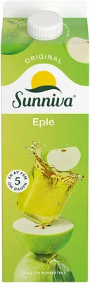 Sunniva Eplejuice 1l Tine