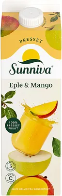 Sunniva Premium Eple/Mangojuice 1l Tine
