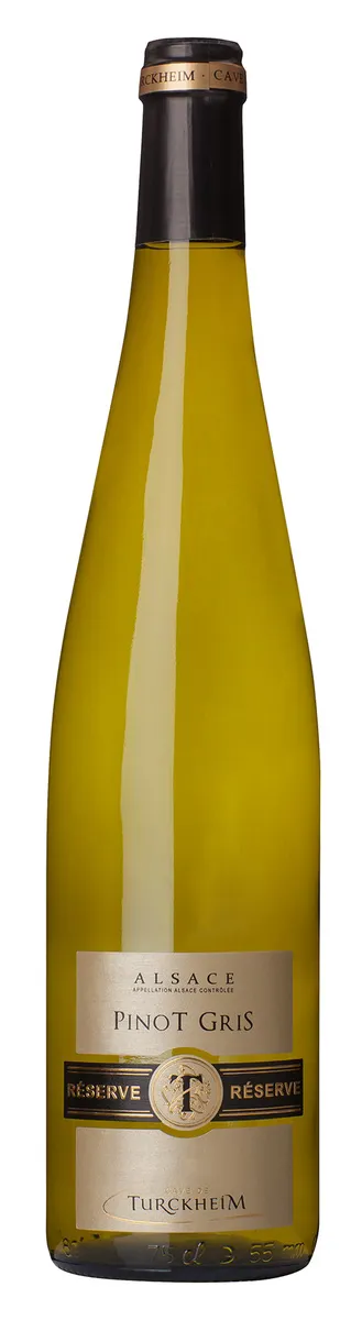 TURCKHEIM PINOT GRIS RÉSERVE 13% 75CL TURCKHEIM PINOT GRIS RÉSERVE 13% 75CL