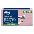 PREM KLUT FARGE RØD NONWOVEN TORK