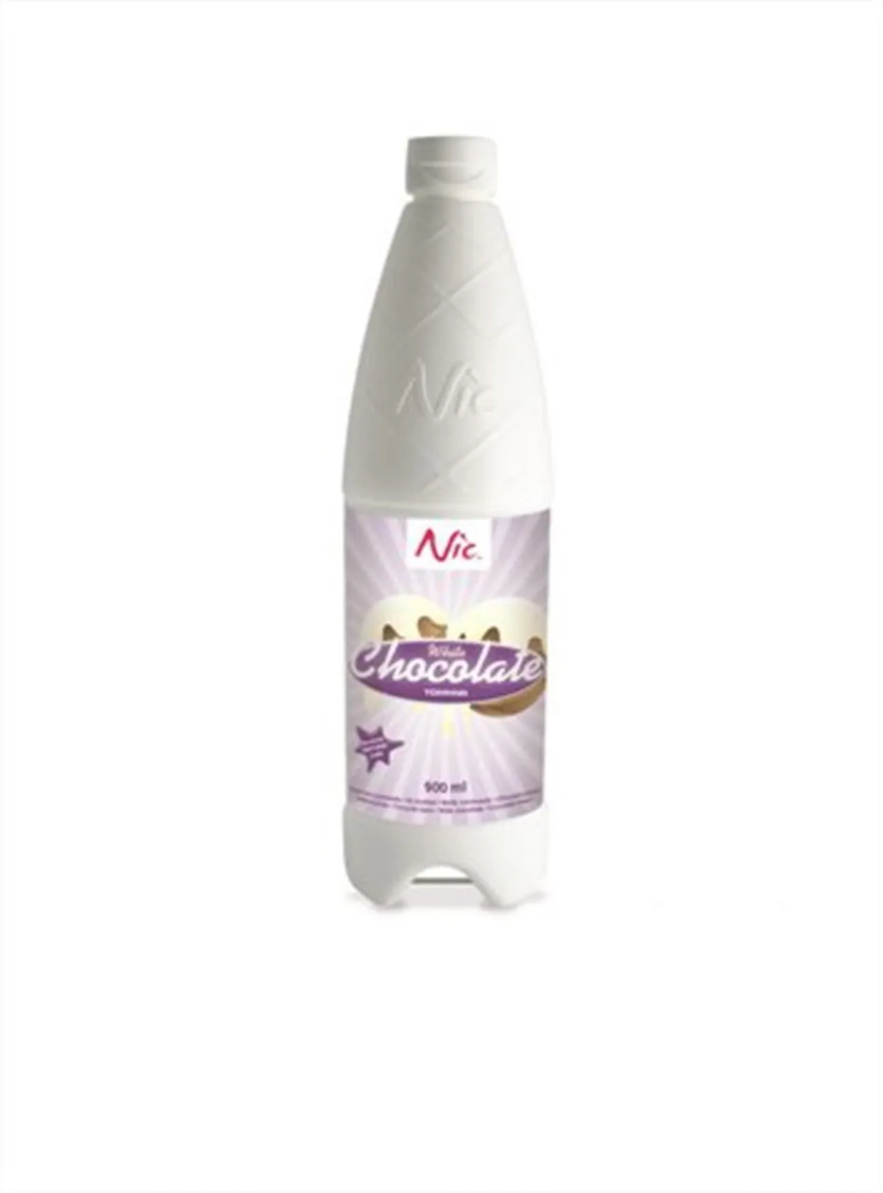 NIC HVIT SJOKOLADE TOPPING FLASKE 0.9 L