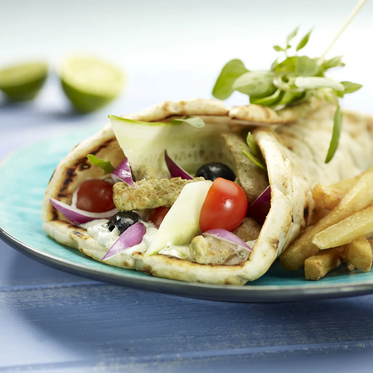 GYROS BRØD 21 CM 120G SLÅTTO