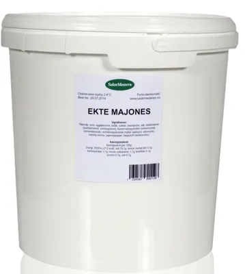 MAJONES HVIT EKTE 10KG SM MAJONES HVIT EKTE 10KG SM