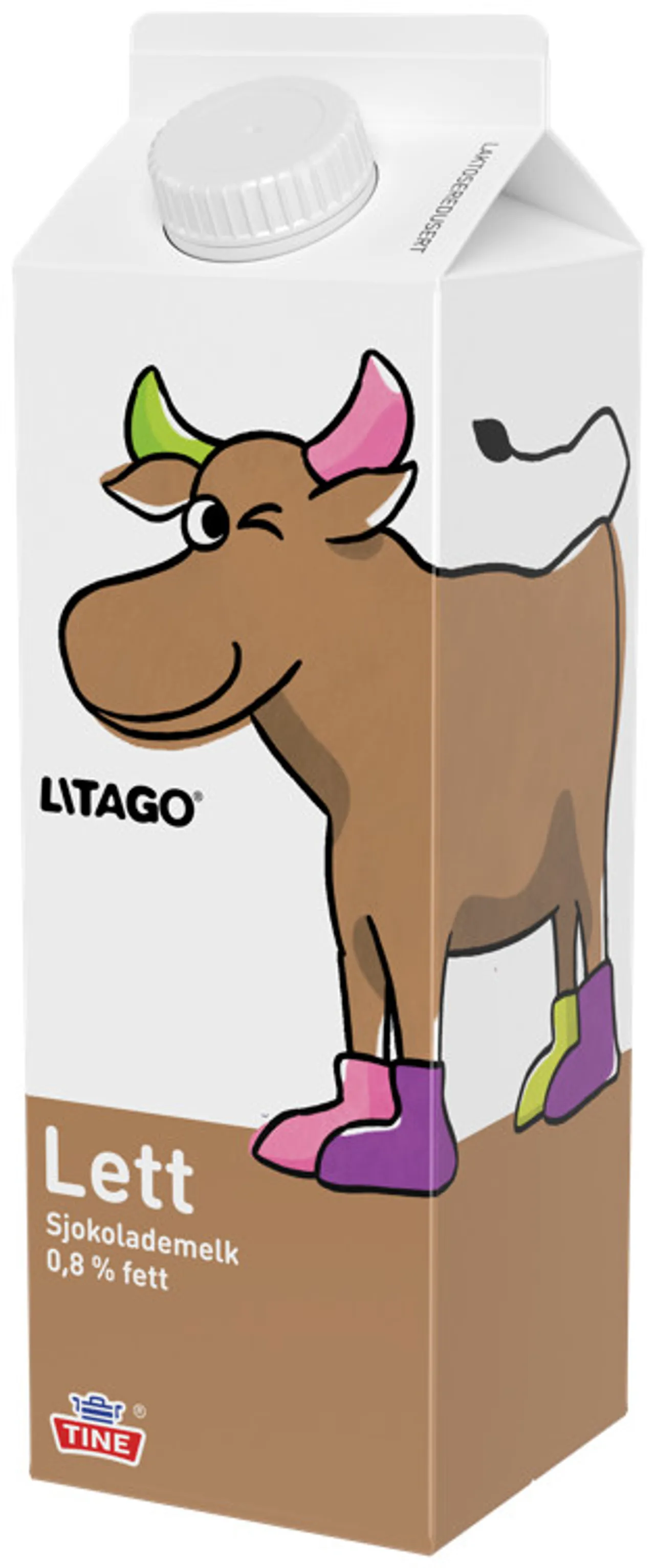 LITAGO LETT SJOKO.MELK 1/2L TINE