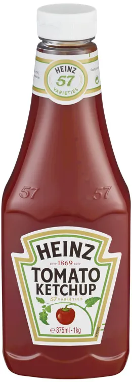 HEINZ TOMATKETCHUP 8X1KG HEINZ TOMATKETCHUP 8X1KG