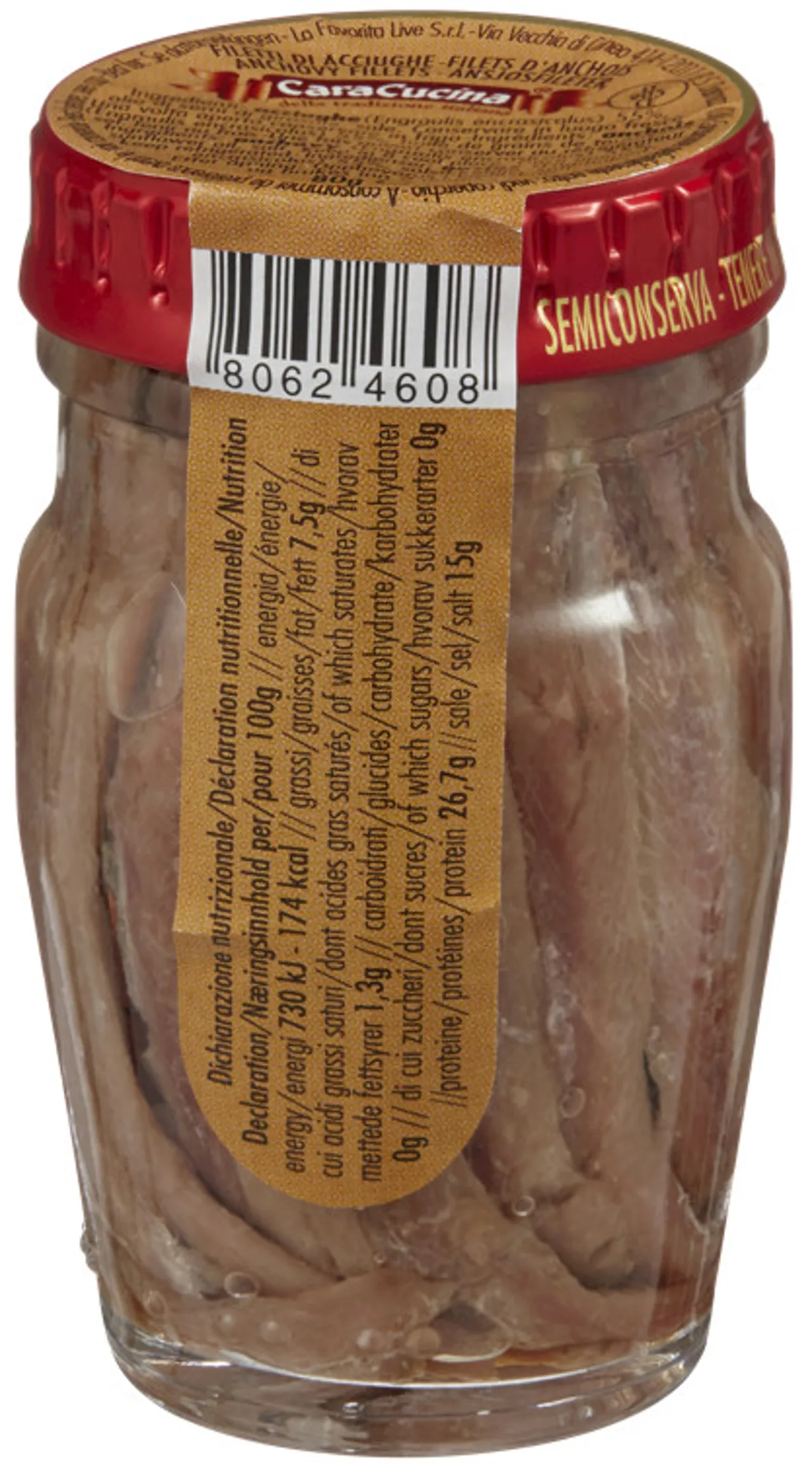 ANSJOSFILET ITALIENSK 80G CARA CUCINA