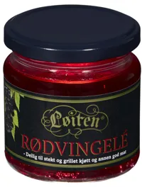 RØDVINSGELÉ 200G LØITEN