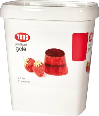 Jordbærgele Fullsukret 1.7kg Toro