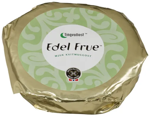 EDEL FRUE MJUK KVITMUGGOST EDEL FRUE MJUK KVITMUGGOST