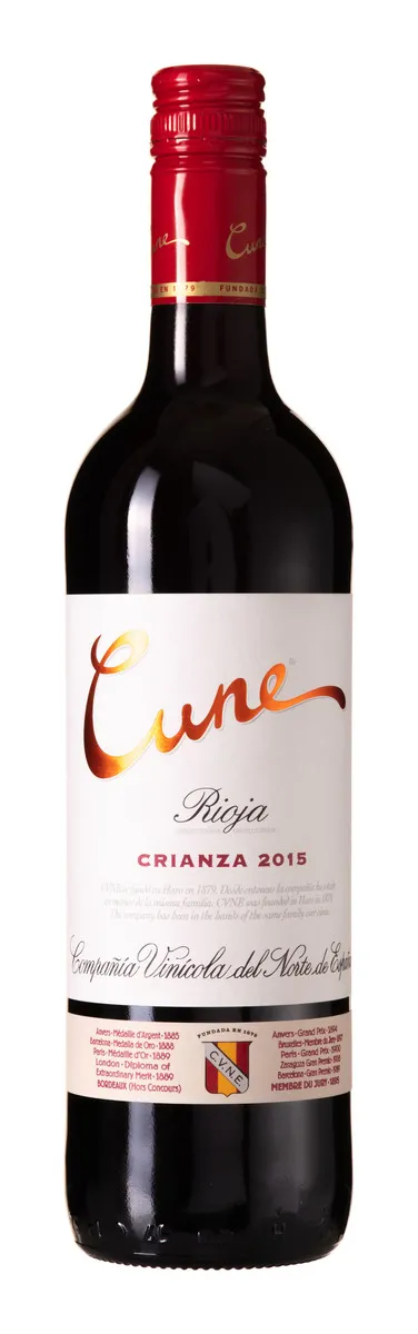 CUNE CRIANZA RIOJA 13,5% 75CL CUNE CRIANZA RIOJA 13,5% 75CL