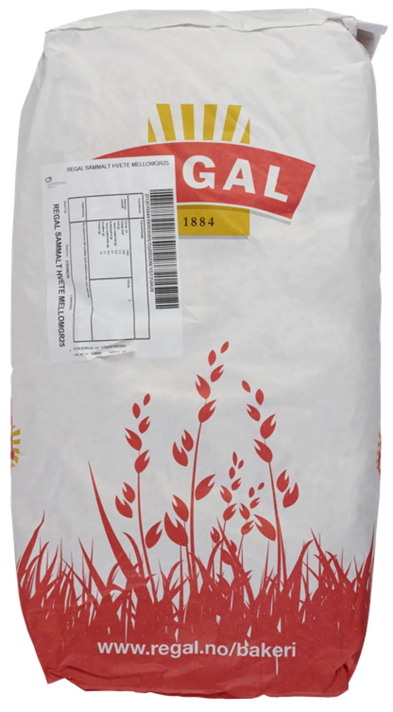 SAMMALT HVETE MELLOMGR 25KG REGAL