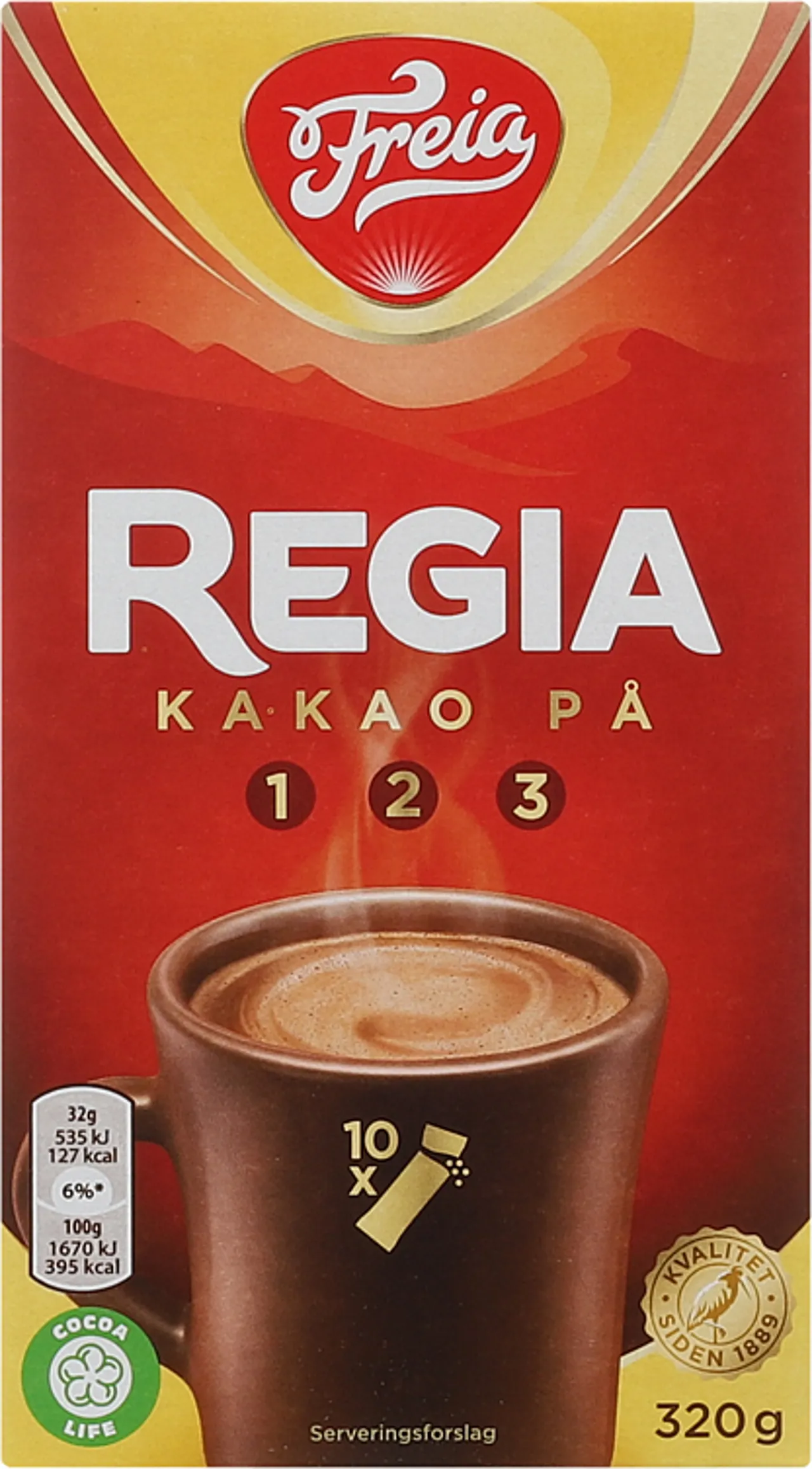 SJOKOLADEDRIKK 10PK 320G