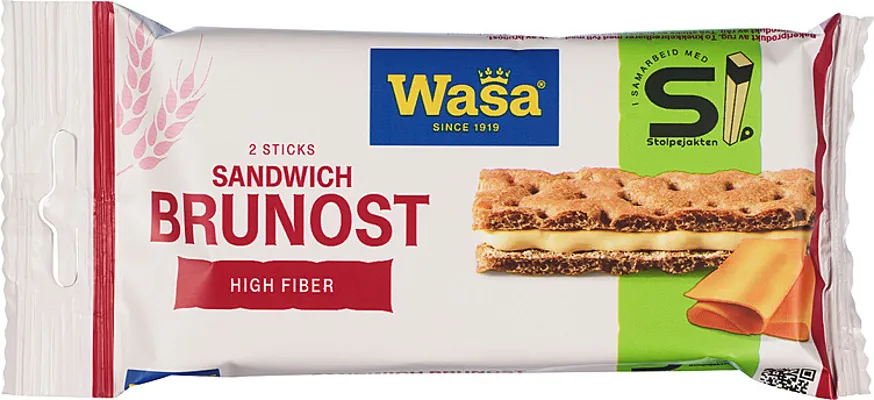 Wasa Sandwich Brunost 24x36g