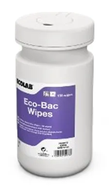 ECO-BAC WIPES RENGJØRING OG DESINF AV UTSTYR 6X150WIPES ECO-BAC WIPES RENGJØRING OG DESINF AV UTSTYR 6X150WIPES