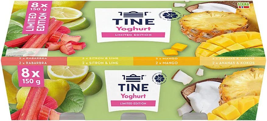 Yoghurt Sesong Vår/Sommer 8x150g Tine