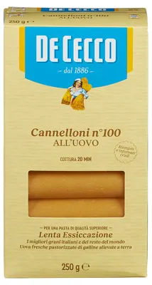 CANNELLONI 250G DE CECCO CANNELLONI 250G DE CECCO