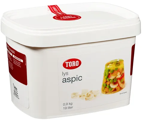 LYS ASPIC BULJONGGELE 0,9 KG TORO LYS ASPIC BULJONGGELE 0,9 KG TORO