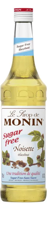 MONIN HASSELNØTT SUKKERFRI 70CL MONIN HASSELNØTT SUKKERFRI 70CL