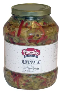 PARADISO OLIVENSALAT I LAKE 4X2,3 KG